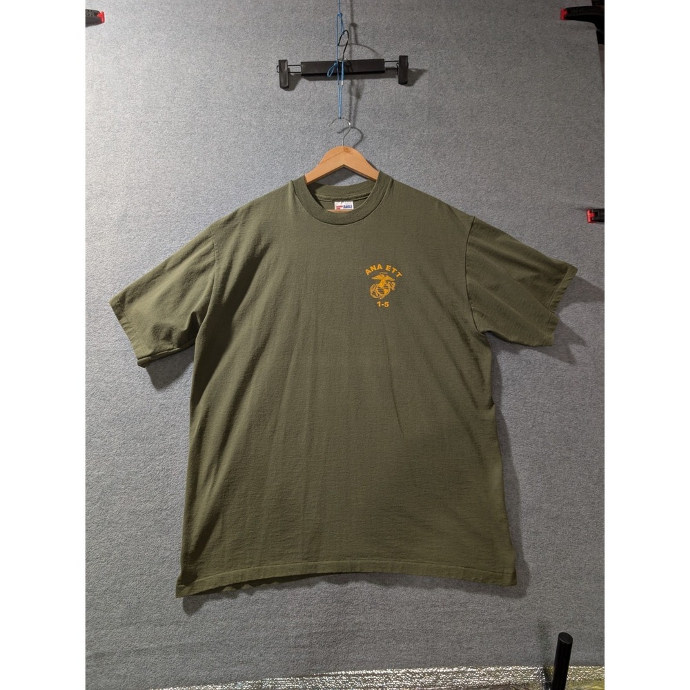 VTG 1/3 Kandak Afghanistan T Shirt XL Eagle USA Single Stitch Made in USA USMC